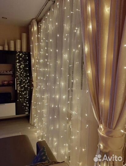Гирлянда штора