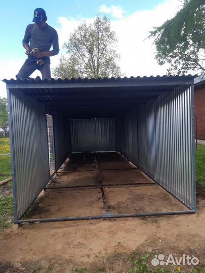 Гараж металлический
