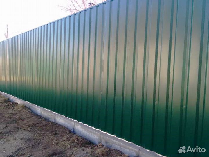 Заборы из профнастила