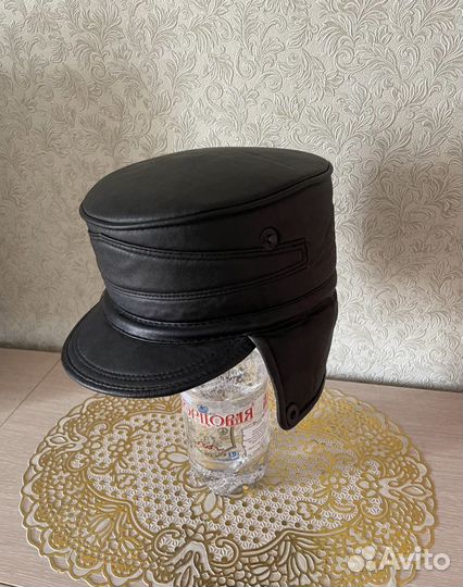 Кепка Кожаная
