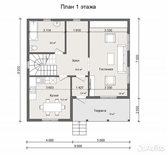 Каркасный дом