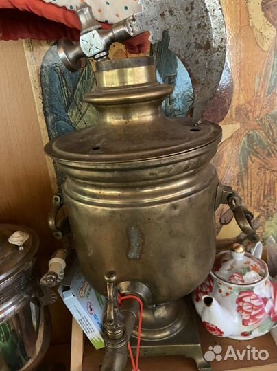 Самовар дровяной угольный
