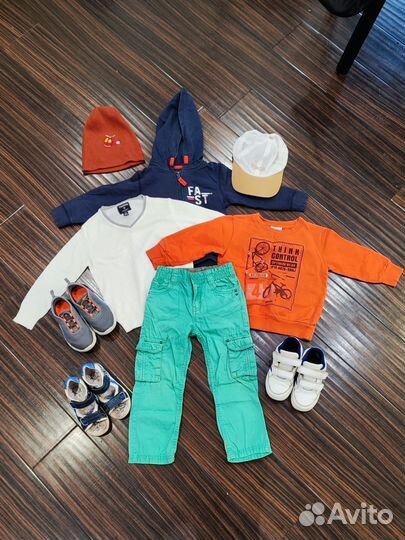 Детские вещи пакетом на мальчика 92-98