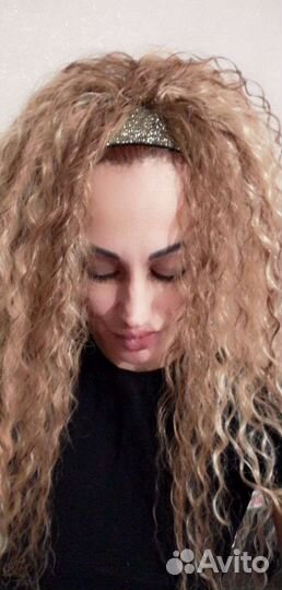 Парик на затылок ручная работа