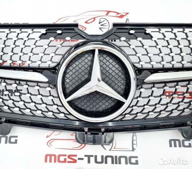 Решётка GL x164 Diamond Black 9-12 не для AMG рест