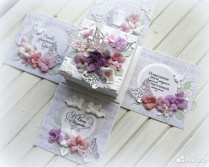 Свадебная коробочка для денег