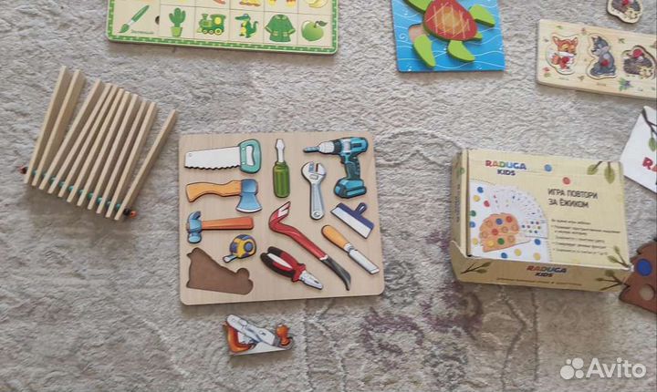 Развивающие деревянные игрушки