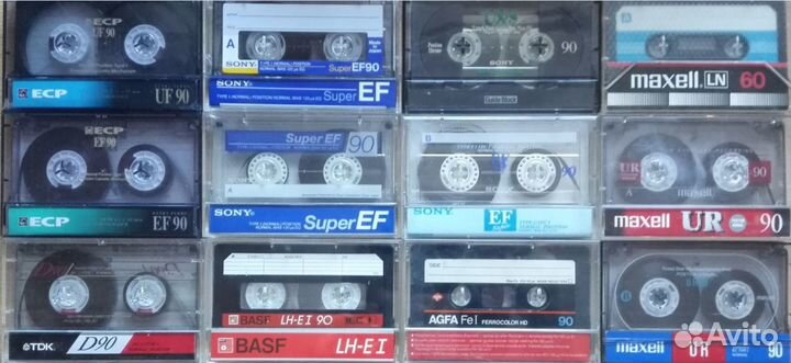 Аудиокассета Вasf TDK Denon Sony Maxell ECP