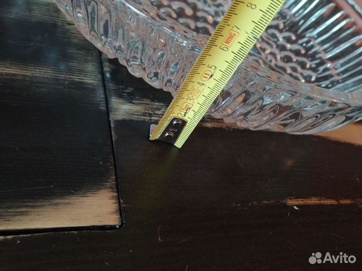 Хрусталь. Блюдо эпохи СССР. Без сколов