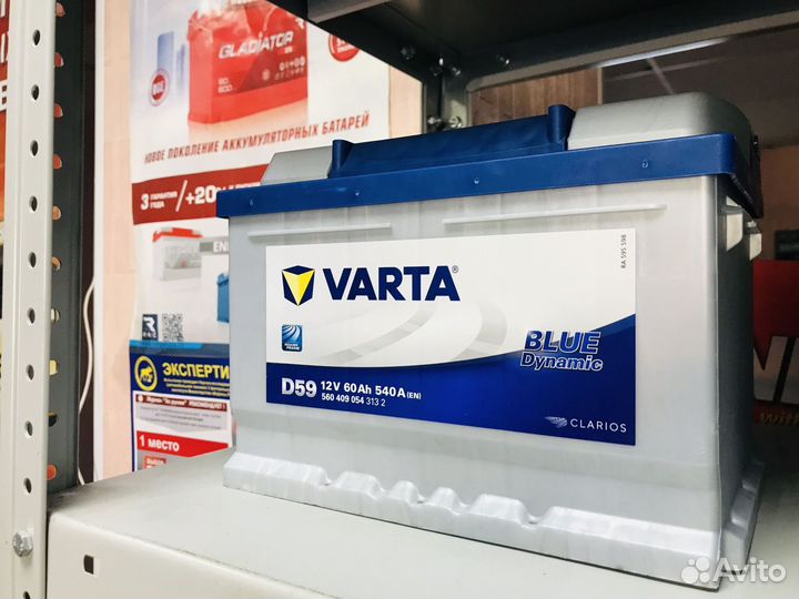 Аккумуляторы Varta Blue Dynamic 60