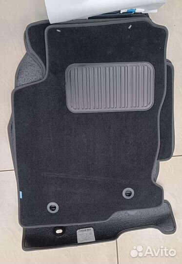Коврики салона Lexus NX 2014- чёрные ворс premium