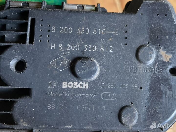 Дроссельная заслонка m9r