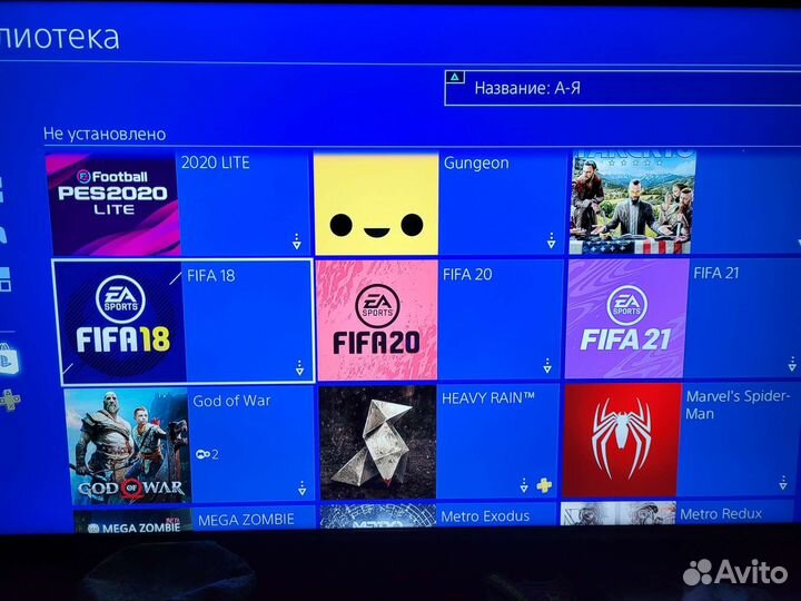 Playstation 4 pro 1tb с играми