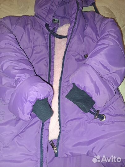 Куртка зимняя для девочки 98-104