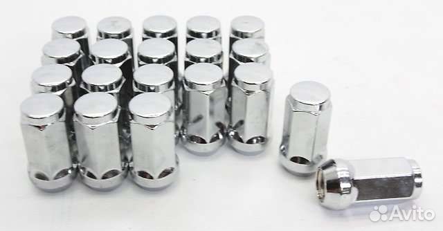 Новые гайки хром прочные