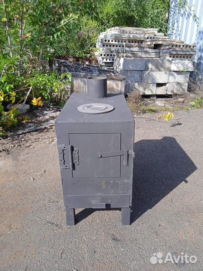 Буржуйка 4мм с кольцами