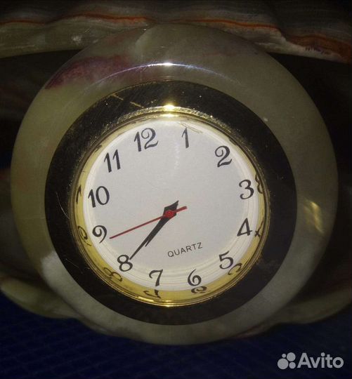 Часы,фарфоровая рыба