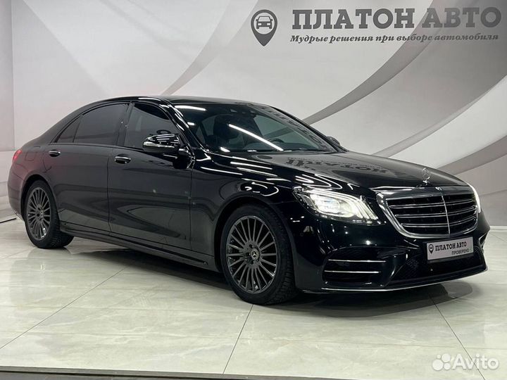 Mercedes-Benz S-класс 2.9 AT, 2018, 125 000 км