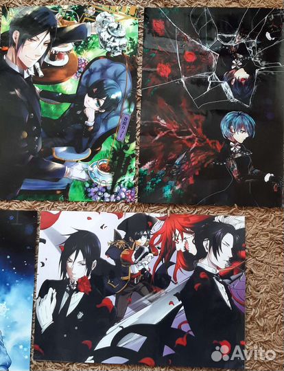 Плакаты постеры аниме