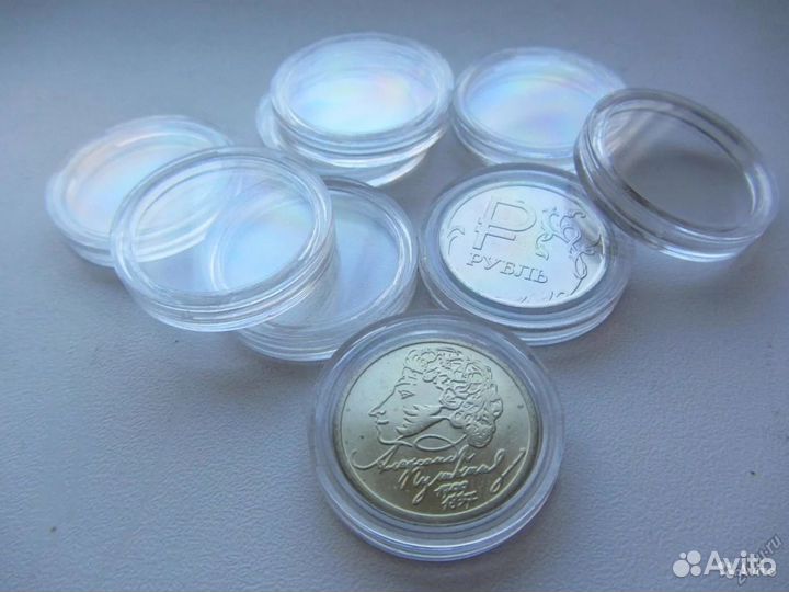 Капсулы 16 - 41 мм/для монет/фишек игр/Опт/Розница