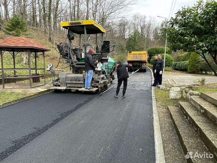 Асфальтирование, асфальтные работы