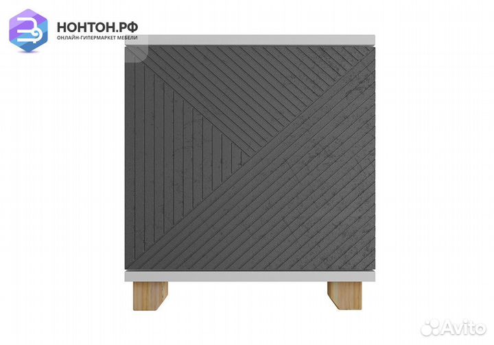 Тумба прикроватная со створкой Копенгаген белая