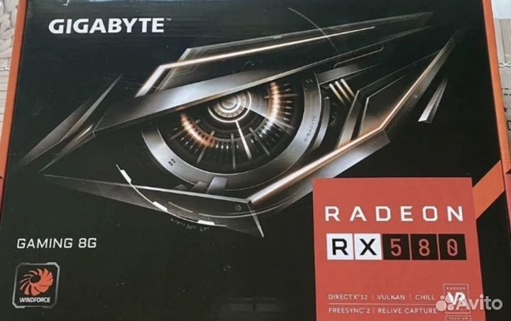 Видеокарта rx580 8gb