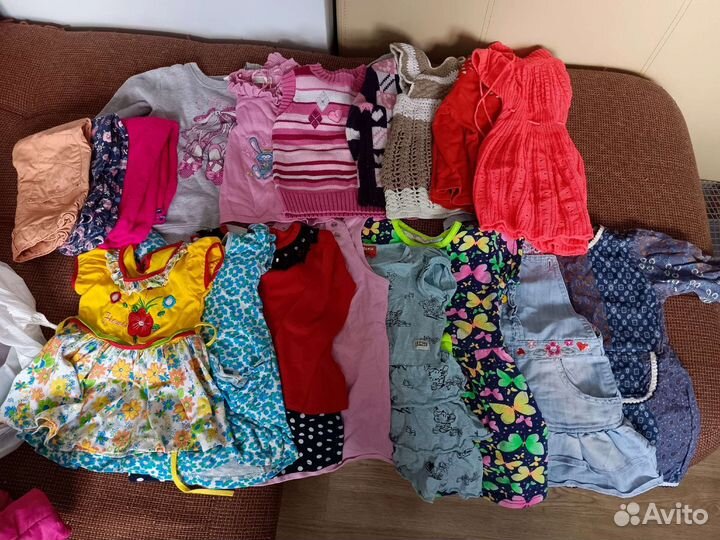 Вещи пакетом на девочку 92 98