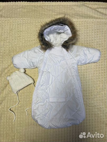 Конверт на выписку зимний для девочки