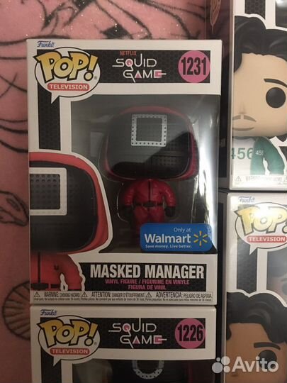 Колекция Фигурок Funko pop «Игра в кальмара»