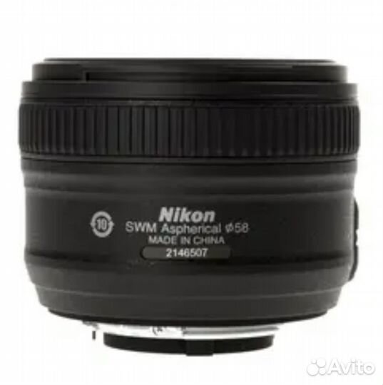 Объектив Nikon nikkor AF-S 50mm f/1.8 G