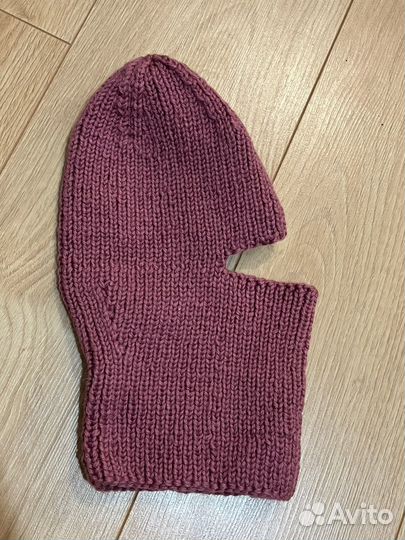 Шапка балаклава женская заостренная