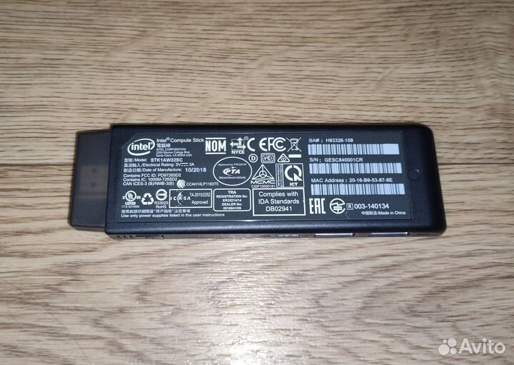 Мини компьютер intel STK1AW32SC + 64Gb MicroSD