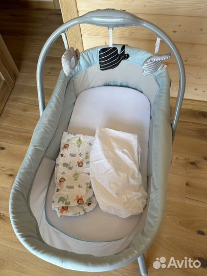 Колыбель-стульчик -шезлонг Chicco baby hug 4в1 air