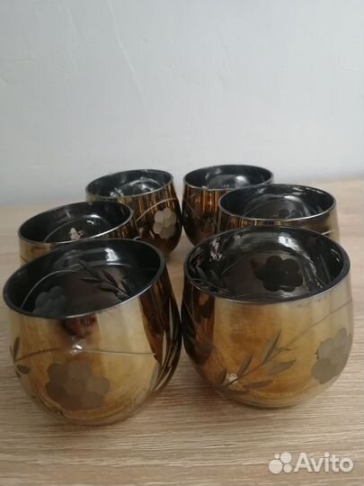 Стаканчики покрыты эмалью, ёмкость 100мл6шт