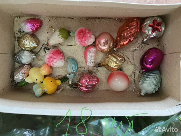 Елочные игрушки СССР