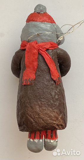 Ватные елочные игрушки СССР