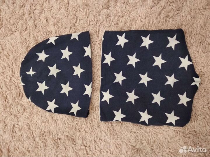 Комплект шапка и снуд весна