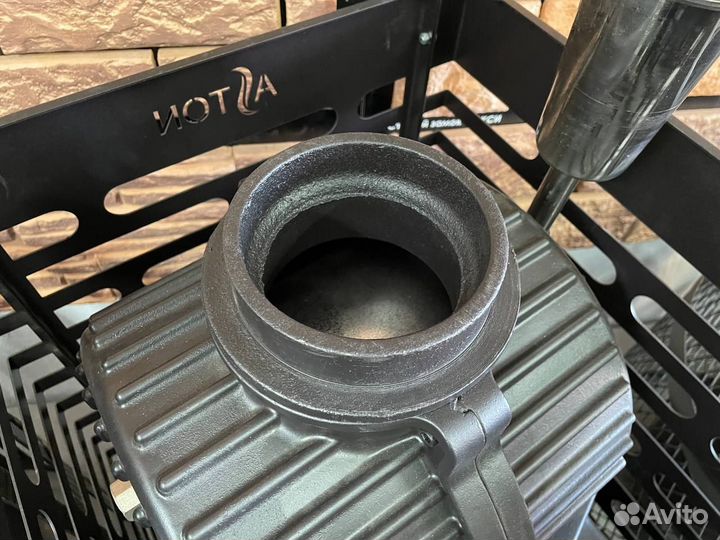 Чугунная печь для бани