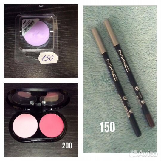 Карандаши, подводки, блески, помада для макияжа