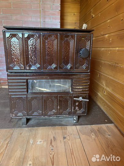 Чугунная печь камин бу