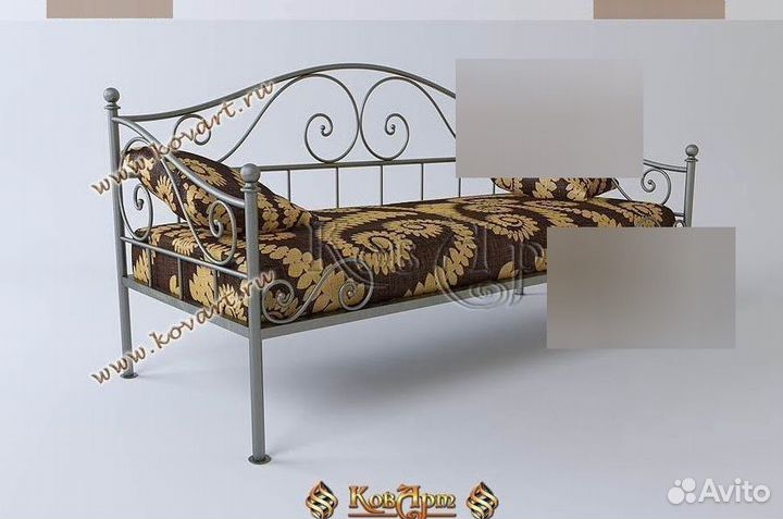 Диваны кованые. Диван кованый в москве. ART: B562