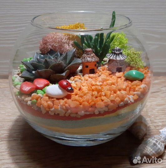 Флорариум. подарки. цветы