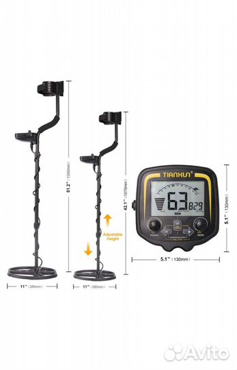 Металлоискатель TX850 новый+аккумулятор