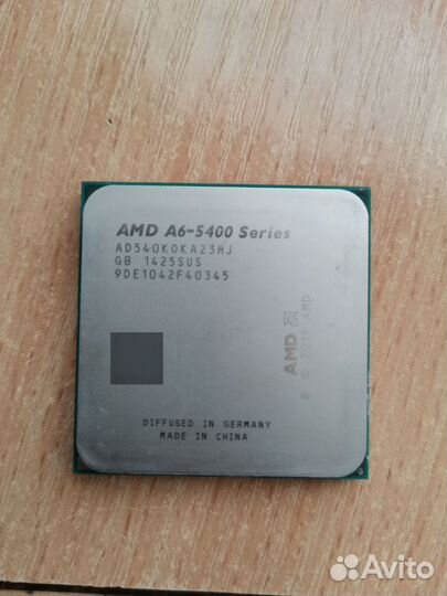 Процессор AMD a6 5400 series