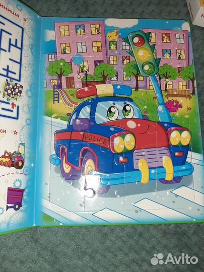 Книга-пазл Машинки