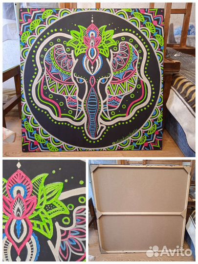 Картины светящиеся, рамки