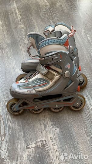 Роликовые коньки Fila x-one 7 раздвижные р-р 35-38