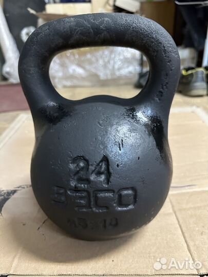 Гиря литая чугунная 24 кг