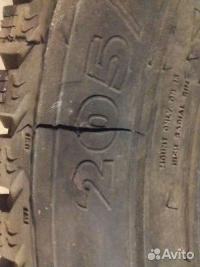 Колесо r16 зимнее боковой порез